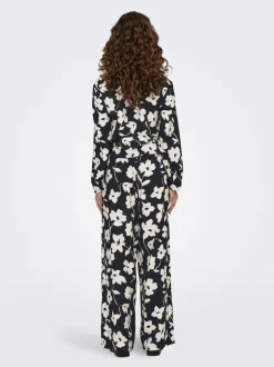 JDYSILAS Wide Leg Fit Pantaloni a gamba larga