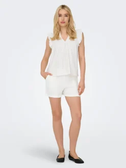 JDYTHEIS Vita media Regular Fit Shorts a caramella