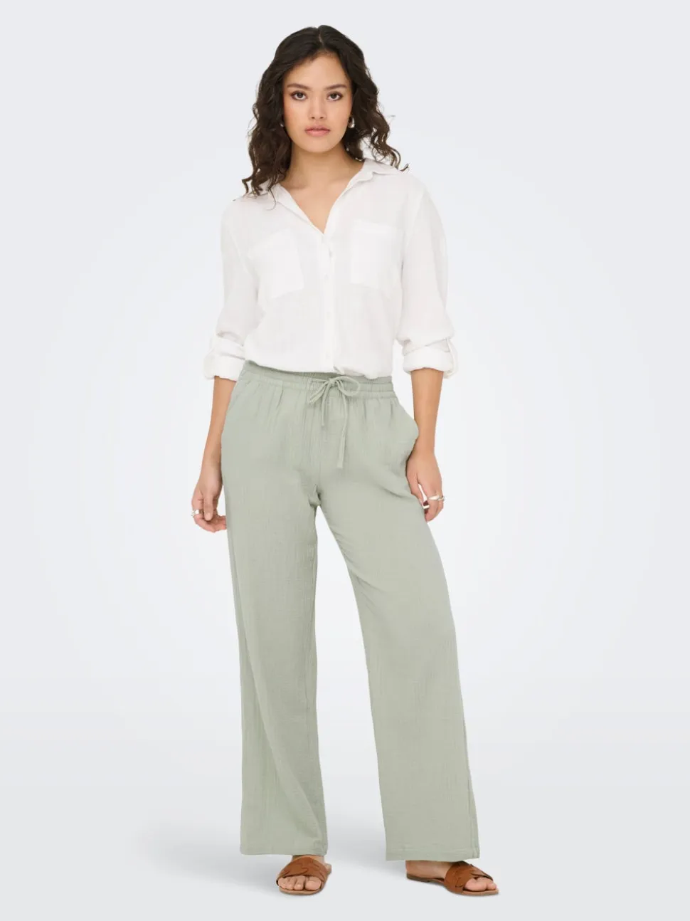 JDYTHEIS Wide Leg Fit Pantaloni a gamba larga
