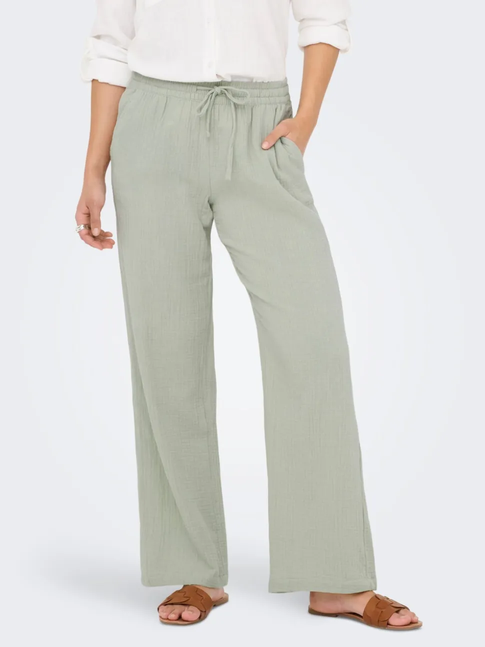 JDYTHEIS Wide Leg Fit Pantaloni a gamba larga