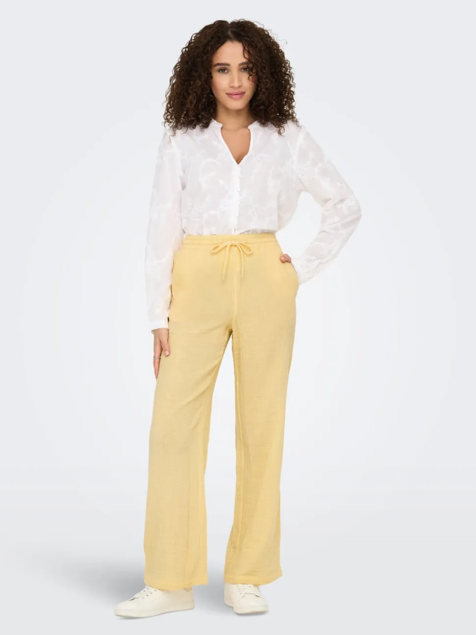 JDYTHEIS Wide Leg Fit Pantaloni a gamba larga