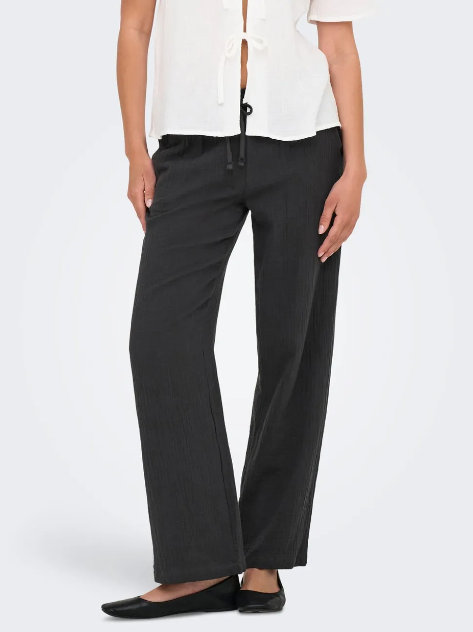 JDYTHEIS Wide Leg Fit Pantaloni a gamba larga