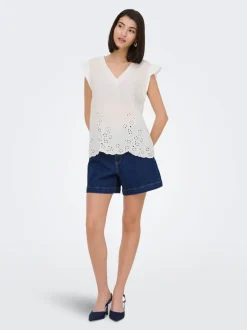 JDYVALERIE Vita alta Regular Fit Bermuda city
