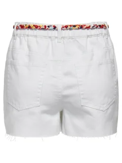 JDYZIGGA Vita alta Loose Fit Bermuda in jeans