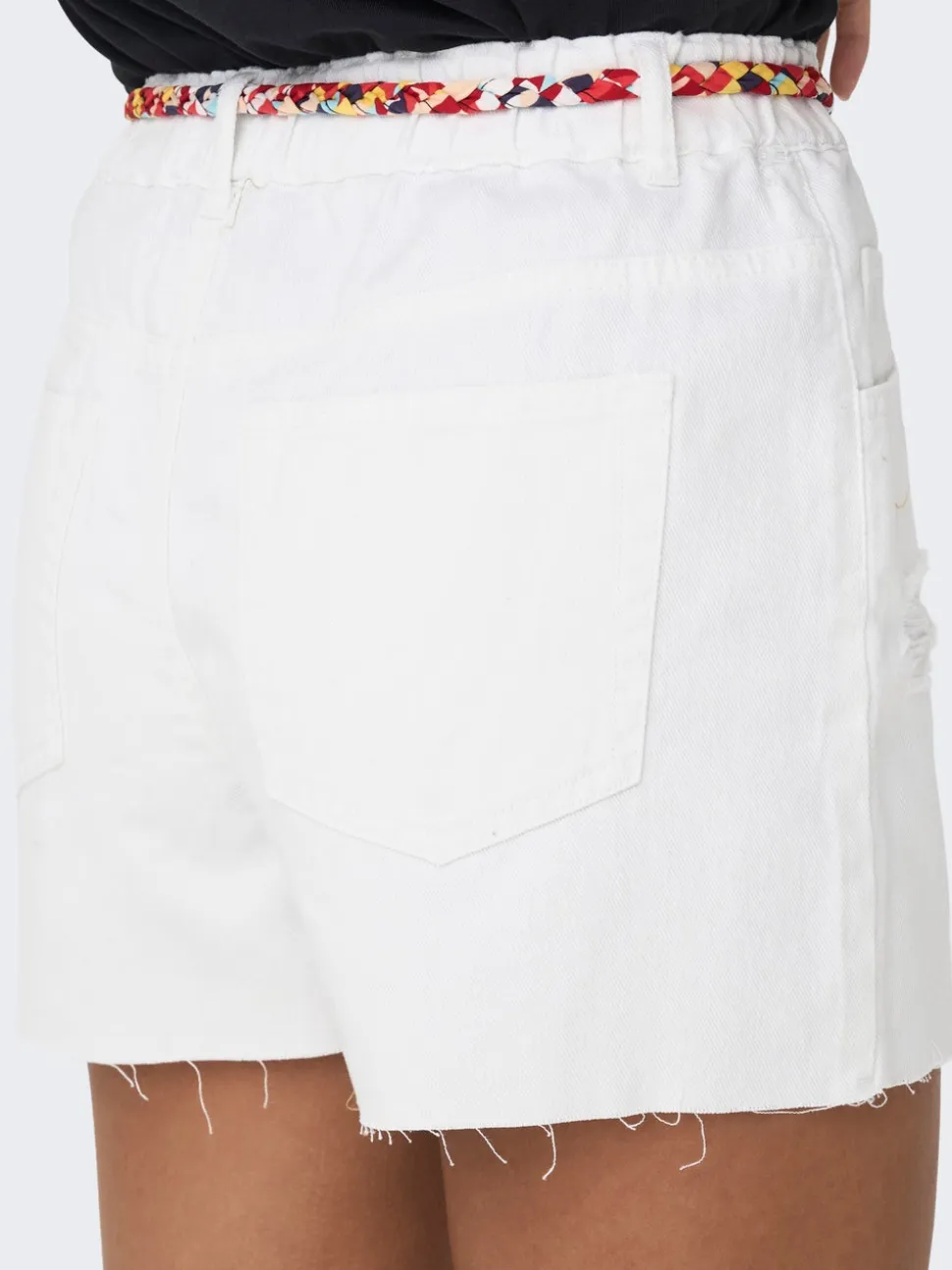 JDYZIGGA Vita alta Loose Fit Bermuda in jeans