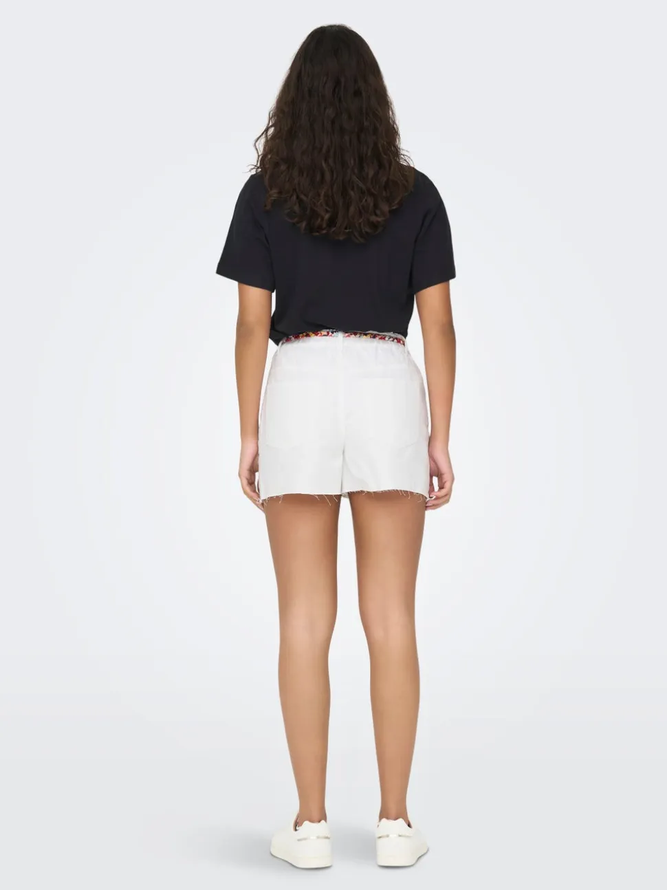 JDYZIGGA Vita alta Loose Fit Bermuda in jeans
