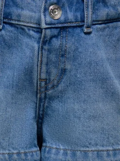 KMGCOMET Vita media Wide Leg Fit Bermuda in jeans