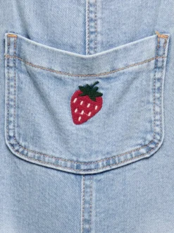 KMGLUCY Straight Fit Salopette in jeans