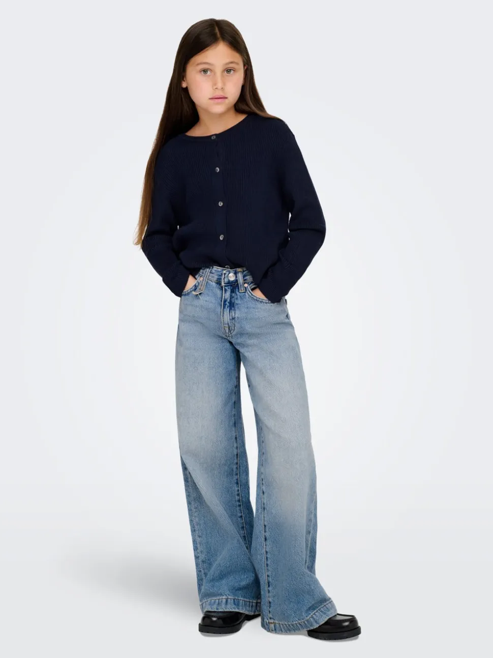 KOGBROOME Vita alta Wide Leg Fit Jeans