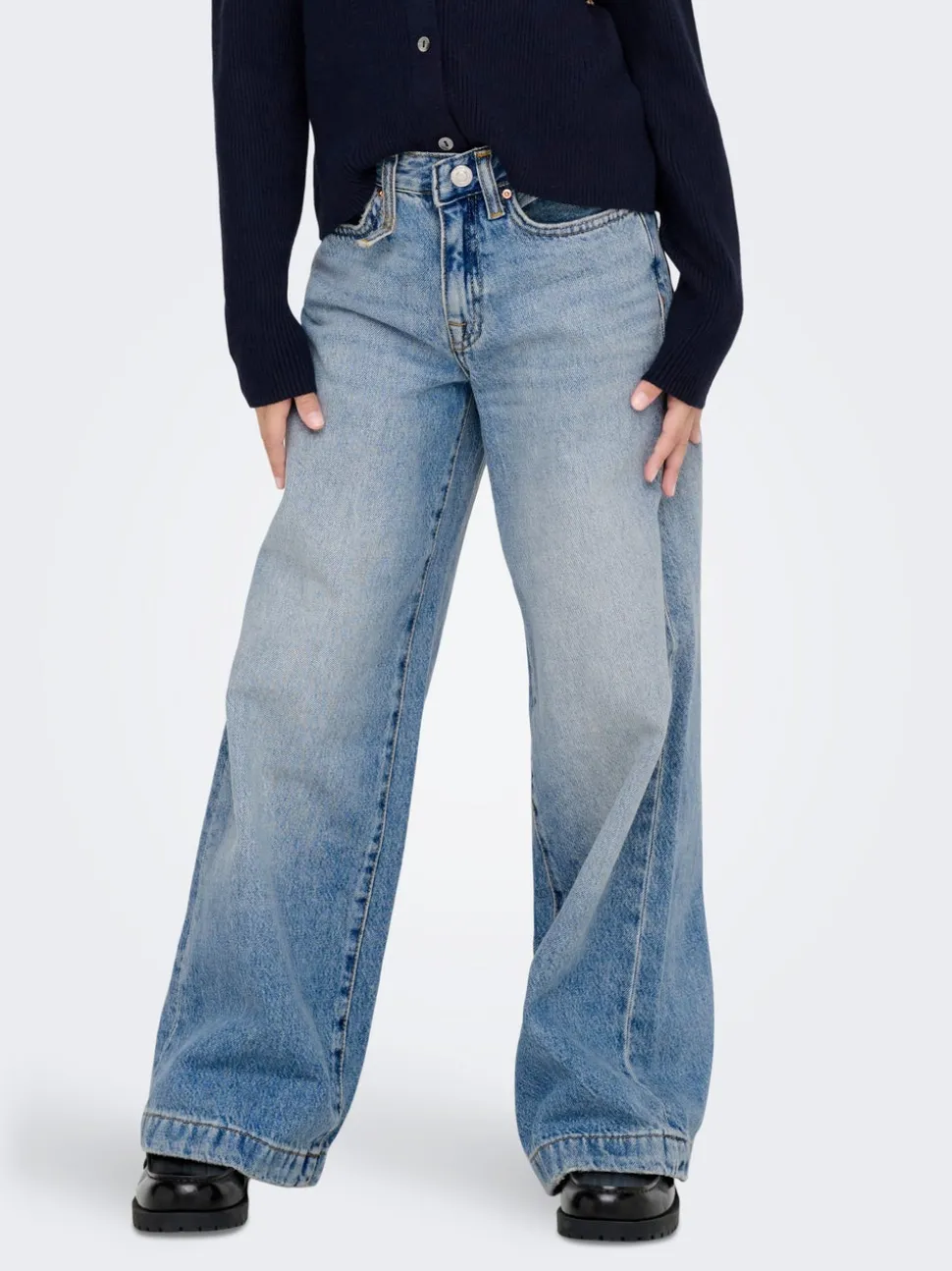 KOGBROOME Vita alta Wide Leg Fit Jeans