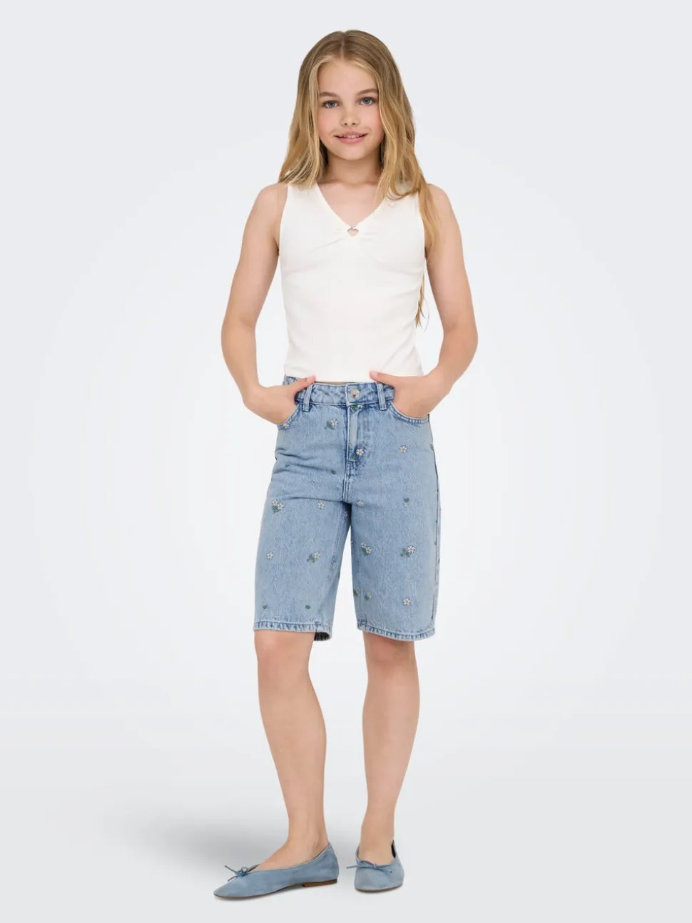 KOGCOBAIN Loose Fit Bermuda in jeans