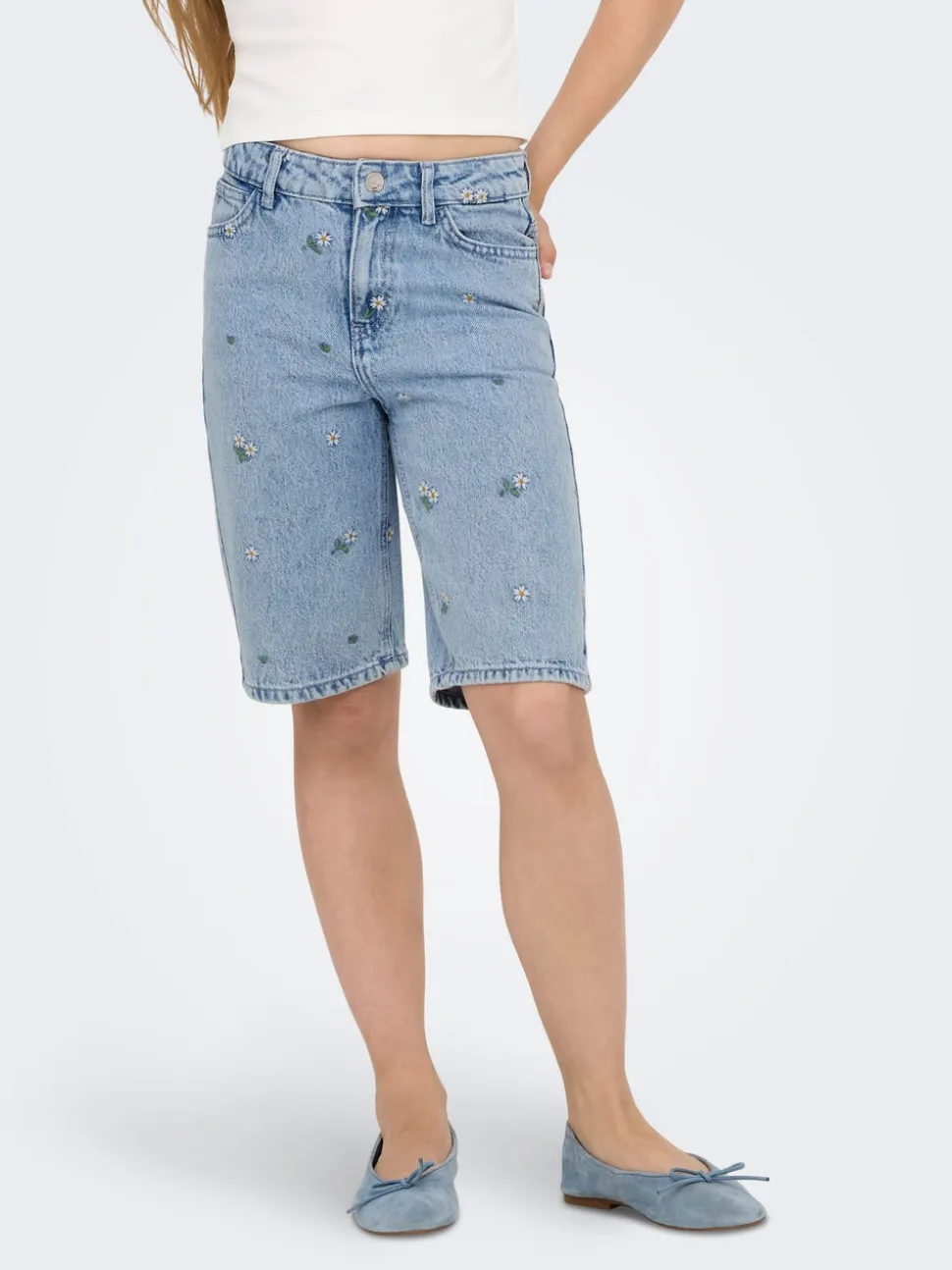 KOGCOBAIN Loose Fit Bermuda in jeans