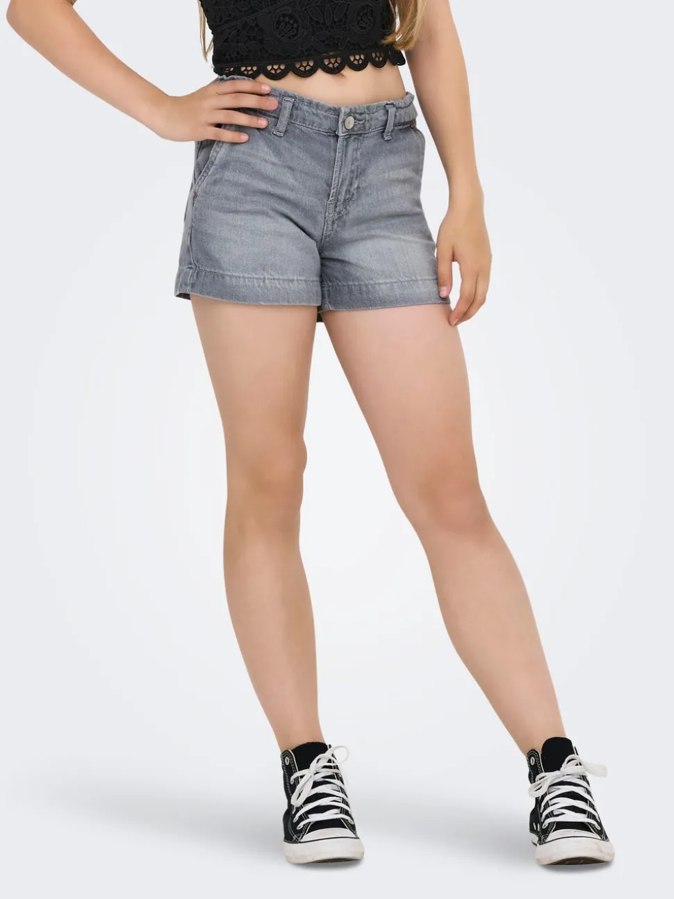 KOGCOMET Wide Leg Fit Bermuda in jeans