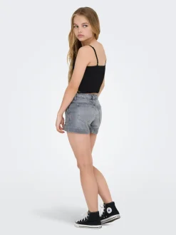 KOGCOMET Wide Leg Fit Bermuda in jeans