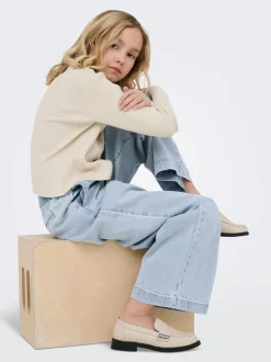 KOGDEIA Vita alta Wide Leg Fit Jeans