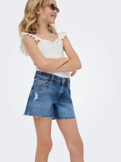 KOGGABI Vita alta Regular Fit Bermuda in jeans