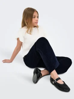 KOGHOPE Wide Leg Fit Corduroy Pantaloni