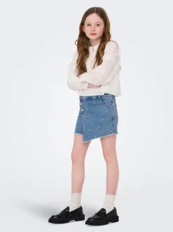 KOGJENNY Denim Gonna in jeans Gonna pantaloncino