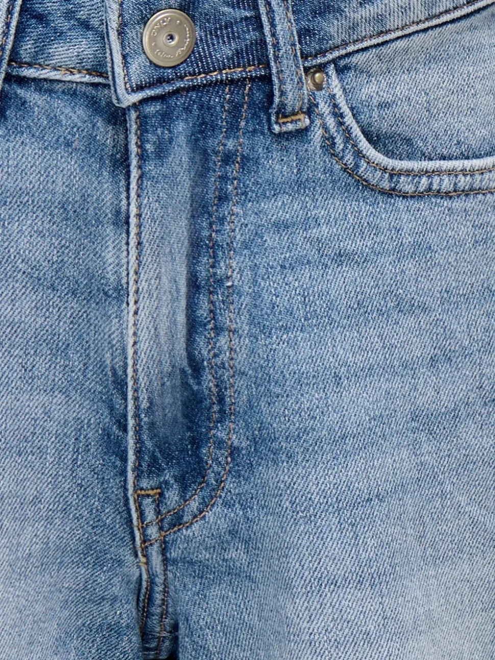 KOGJOSEPHINE Vita alta Regular Fit Bermuda in jeans