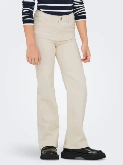 KOGJUICY Vita alta Wide Leg Fit Cropped Jeans