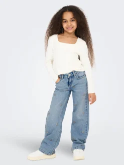KOGJUICY Vita alta Wide Leg Fit Jeans