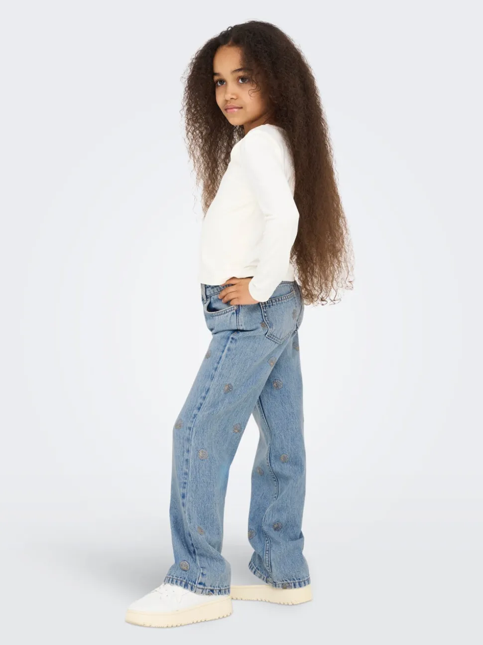 KOGJUICY Vita alta Wide Leg Fit Jeans