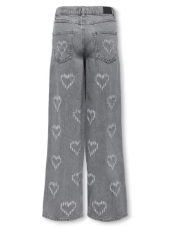 KOGLUMI Vita alta Wide Leg Fit Jeans