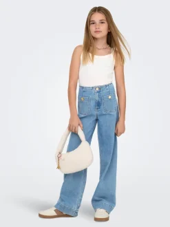 KOGMADELINE Vita alta Wide Leg Fit Jeans