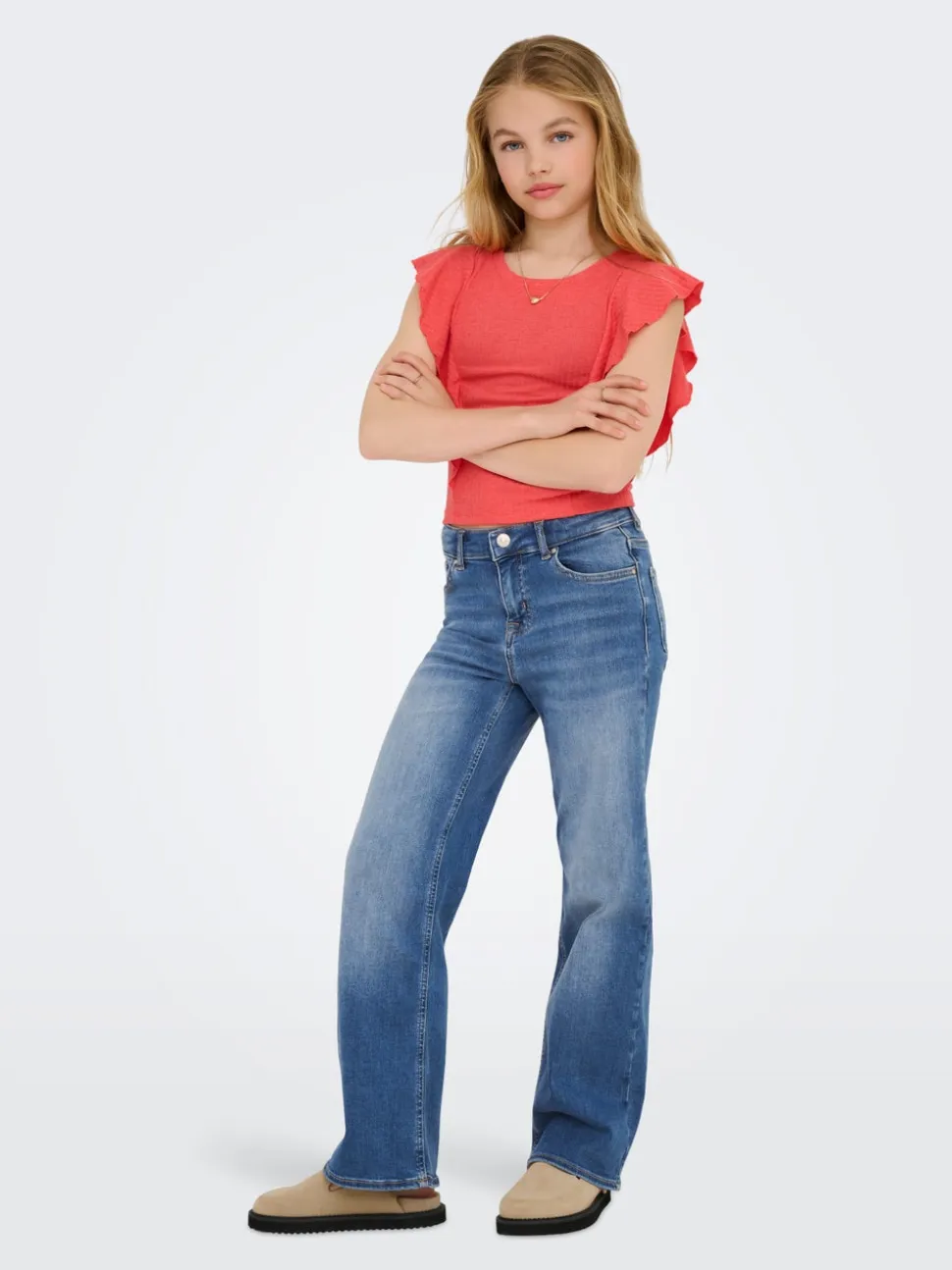 KOGMADISON Vita media Wide Leg Fit Jeans