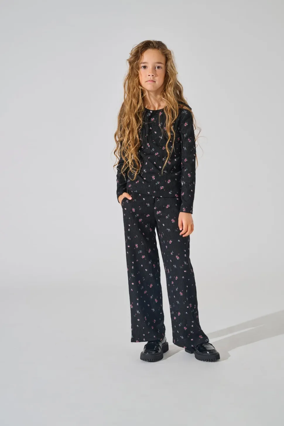 KOGNANCY Wide Leg Fit Pantaloni a gamba larga