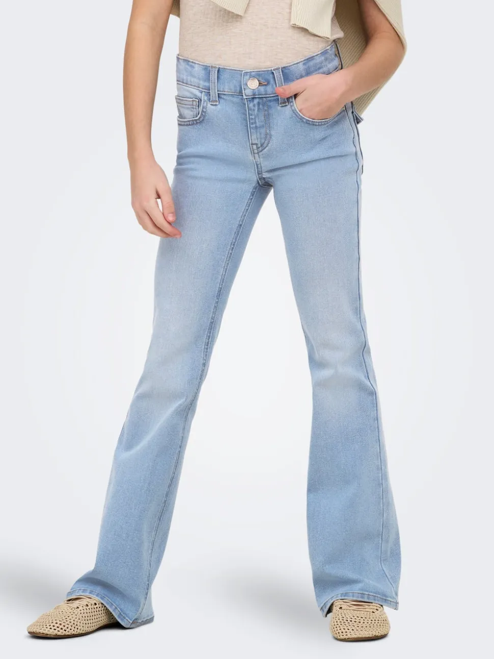 KOGPHOEBE Vita bassa Flared Fit Jeans