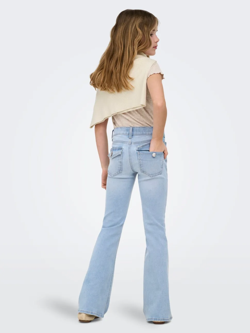 KOGPHOEBE Vita bassa Flared Fit Jeans