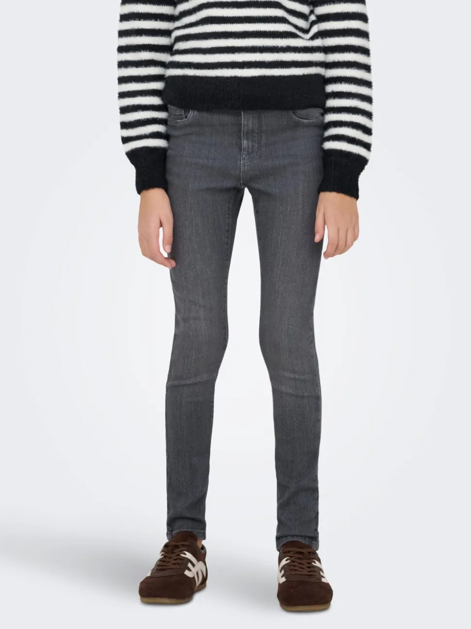 KOGRAIN Vita media Skinny Fit Lunghezza alla caviglia Jeans
