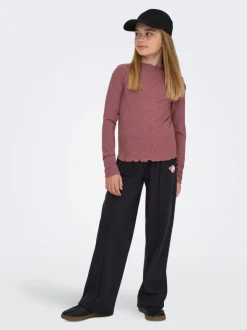 KOGRITA Wide Leg Fit Pantaloni in felpa