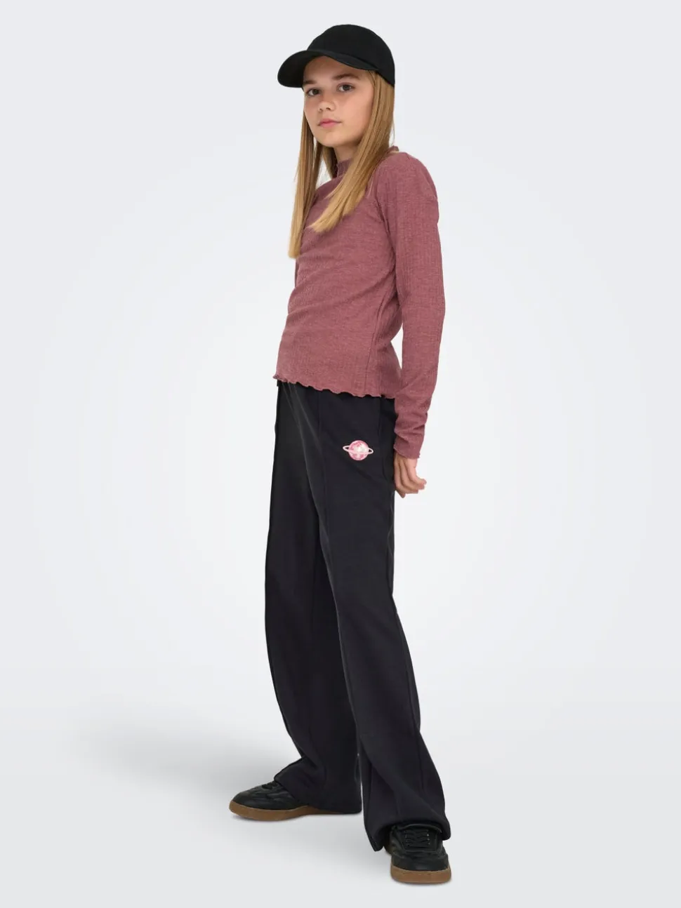 KOGRITA Wide Leg Fit Pantaloni in felpa