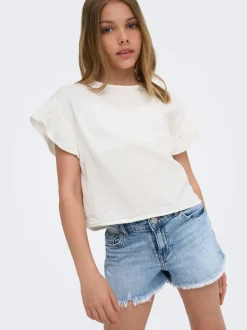 KOGROBYN Straight Fit Bermuda in jeans