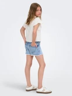 KOGROBYN Straight Fit Bermuda in jeans