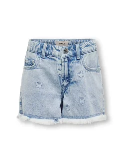 KOGROBYN Straight Fit Bermuda in jeans