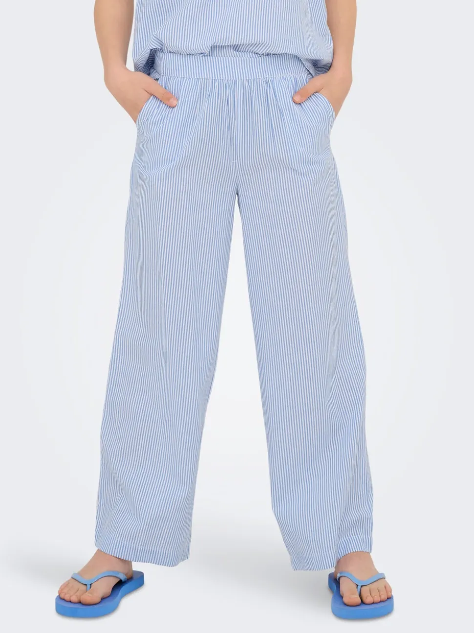 KOGSMILLA Straight Fit Pantaloni a gamba larga