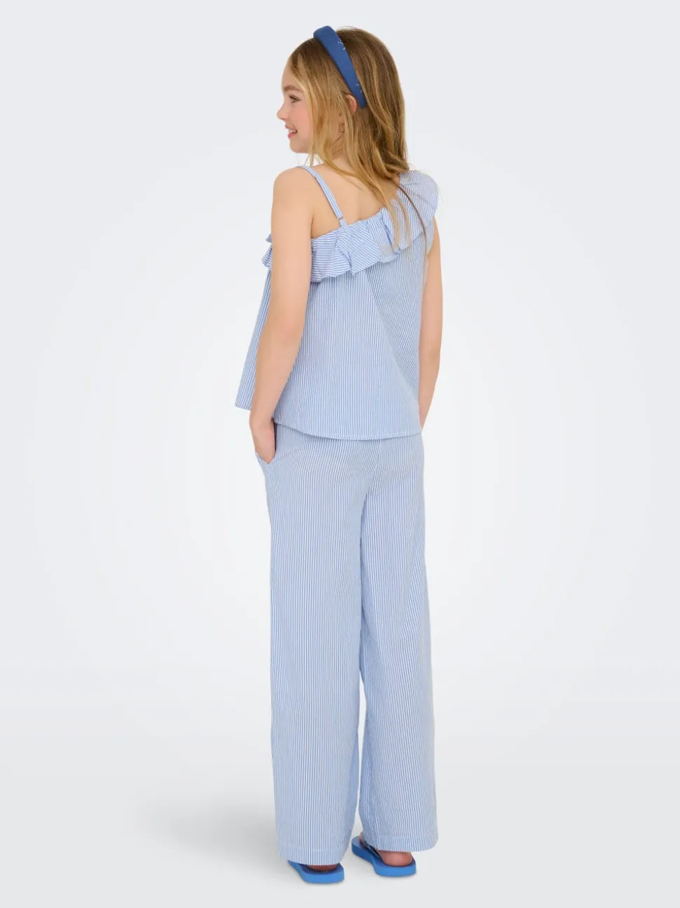 KOGSMILLA Straight Fit Pantaloni a gamba larga