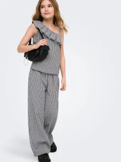 KOGSMILLA Straight Fit Pantaloni a gamba larga