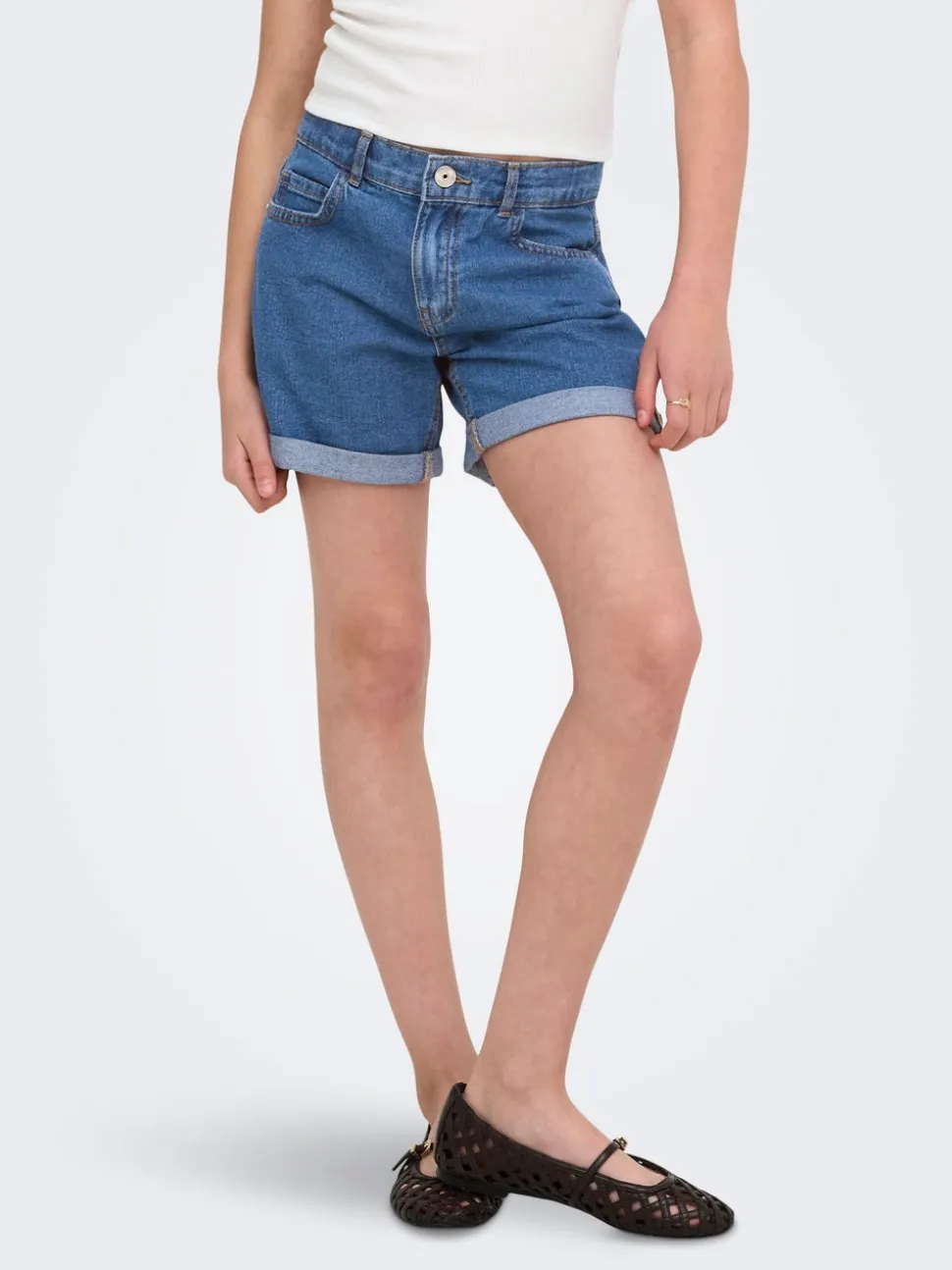 KOGVEGA Regular Fit Bermuda in jeans