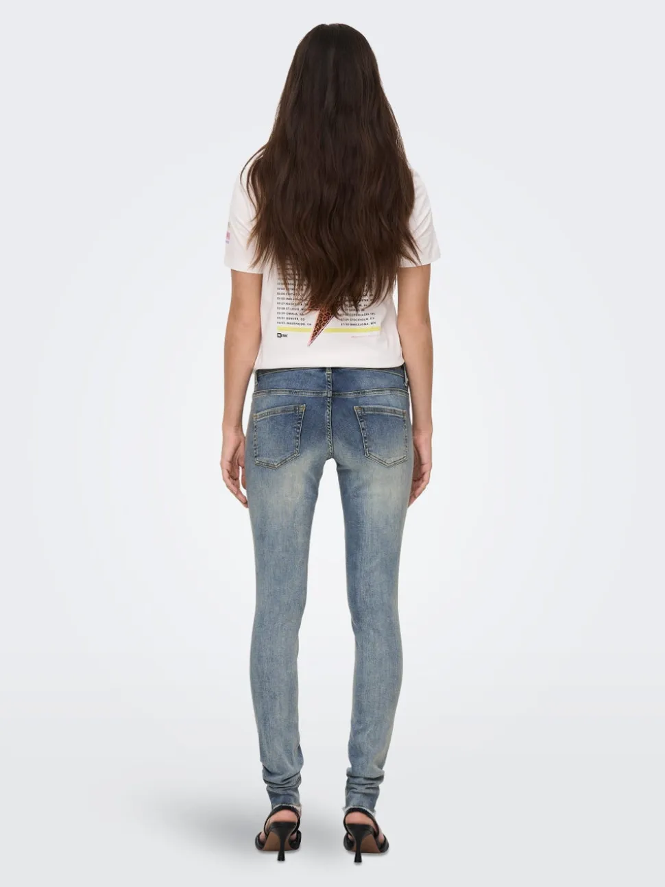 OLMBLUSH Vita media Skinny Fit Lunghezza alla caviglia Jeans
