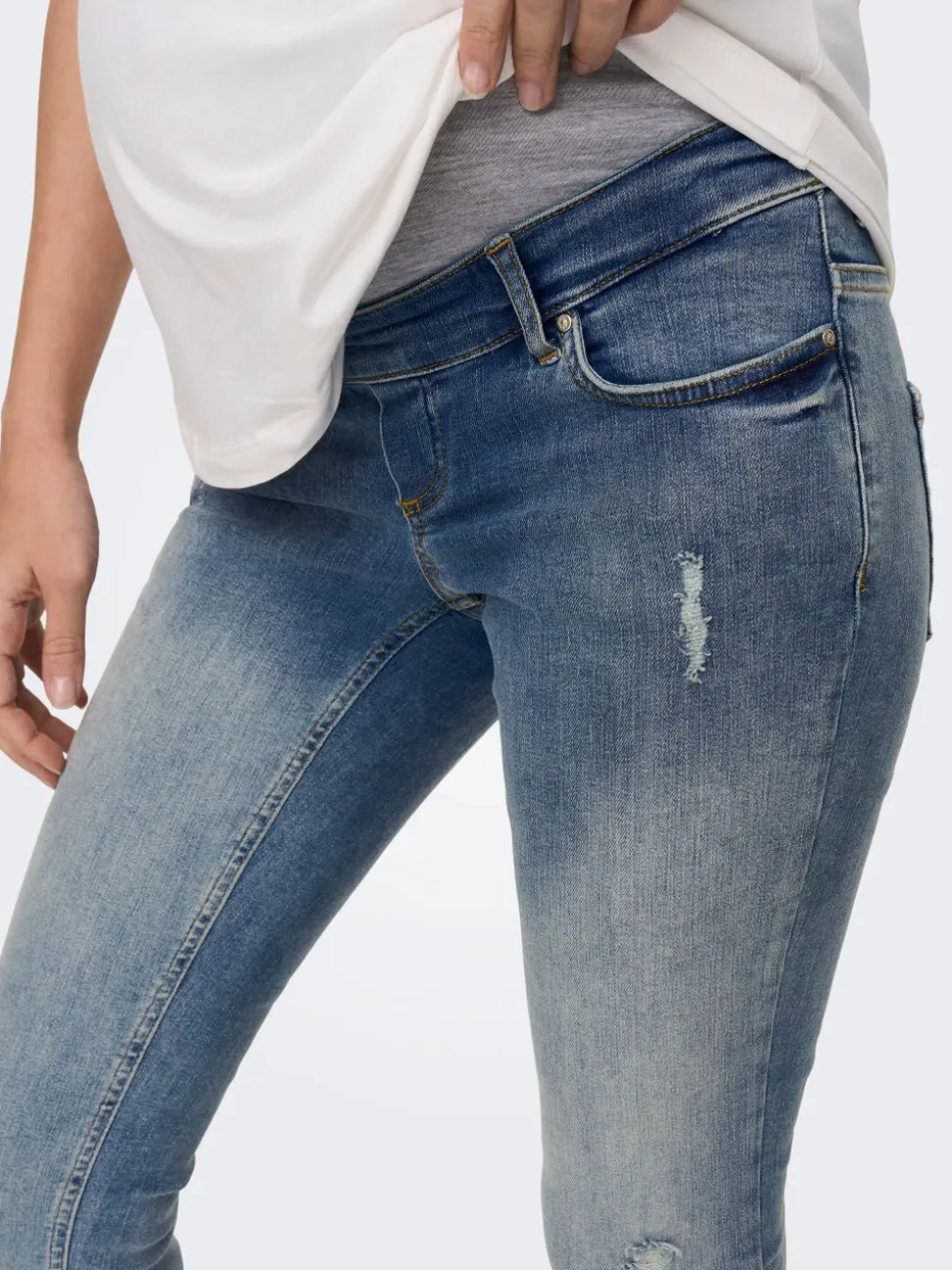 OLMBLUSH Vita media Skinny Fit Lunghezza alla caviglia Jeans
