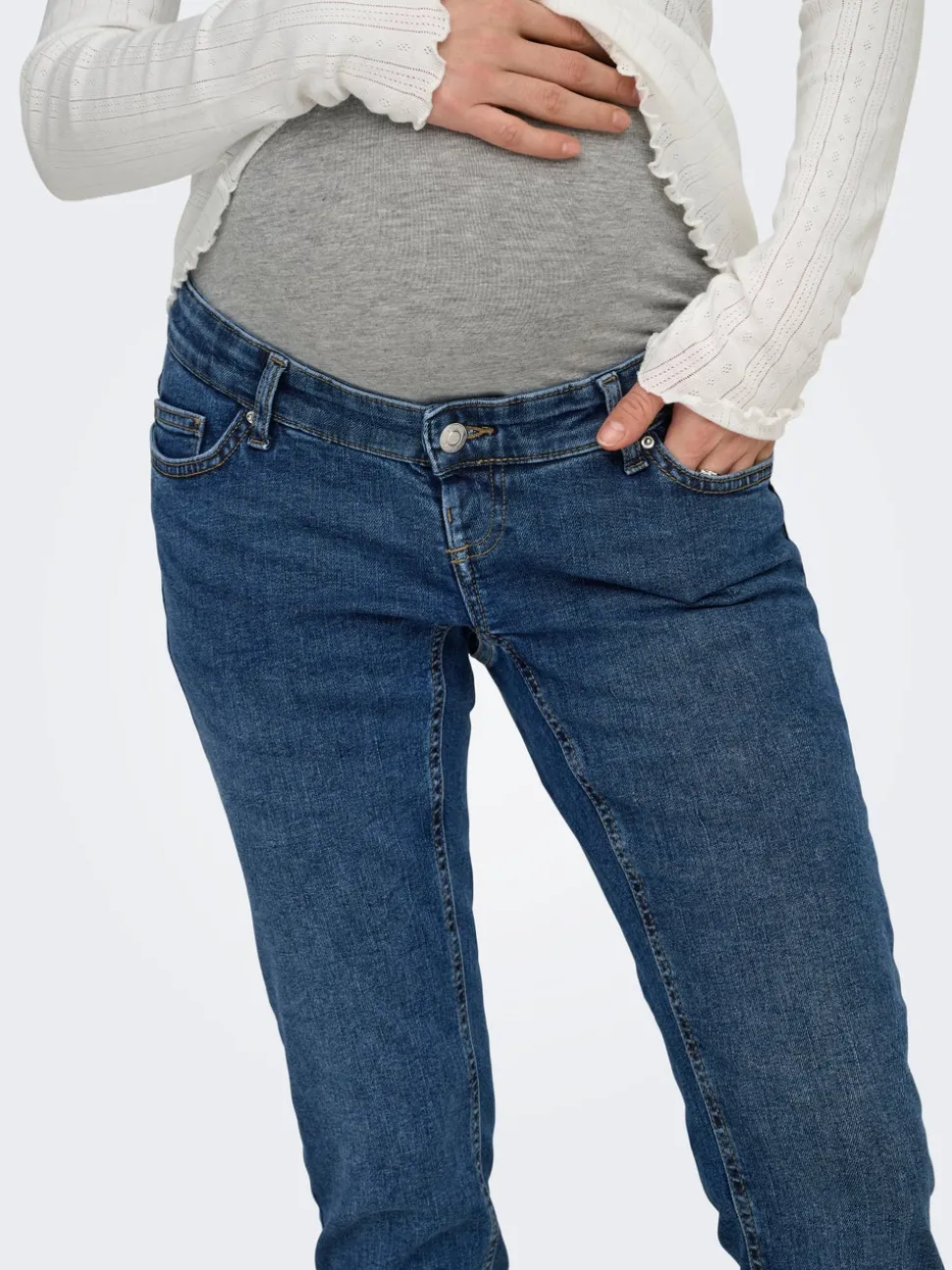 OLMBLUSH Vita media Skinny Fit Lunghezza alla caviglia Jeans
