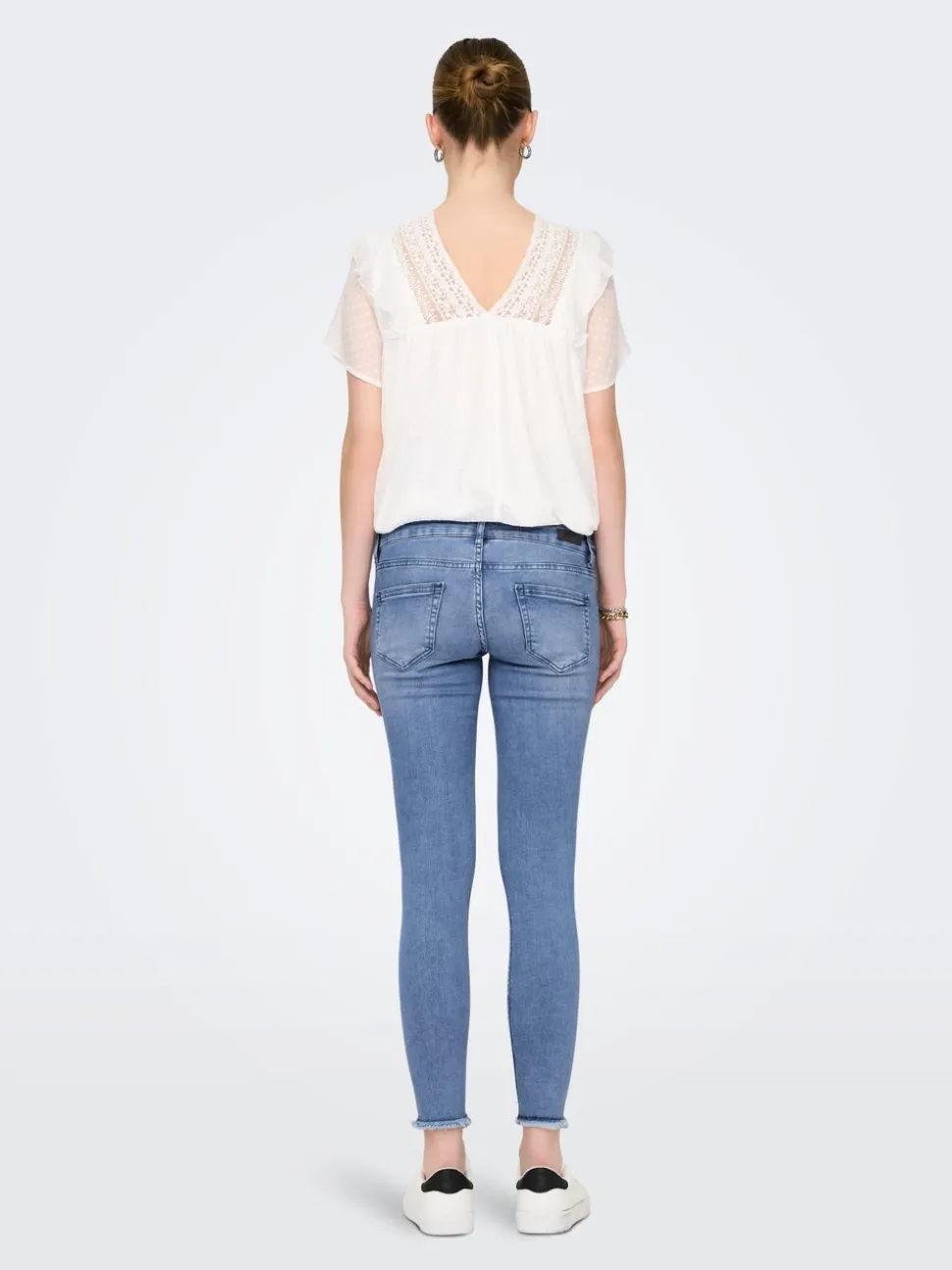 OLMBLUSH Vita media Skinny Fit Lunghezza alla caviglia Jeans