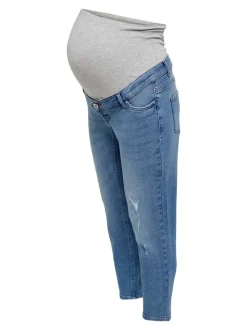 OLMCATWALK Vita alta Mom Fit Lunghezza alla caviglia Jeans