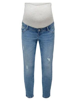 OLMCATWALK Vita alta Mom Fit Lunghezza alla caviglia Jeans