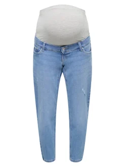 OLMCATWALK Vita alta Mom Fit Lunghezza alla caviglia Jeans