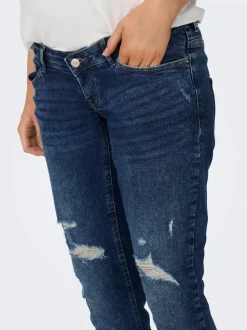 OLMENEDA Vita alta Straight Fit Lunghezza alla caviglia Jeans